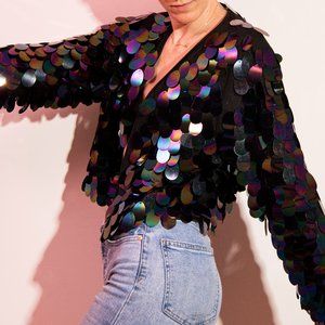 NWT H&M Sequin Jacket